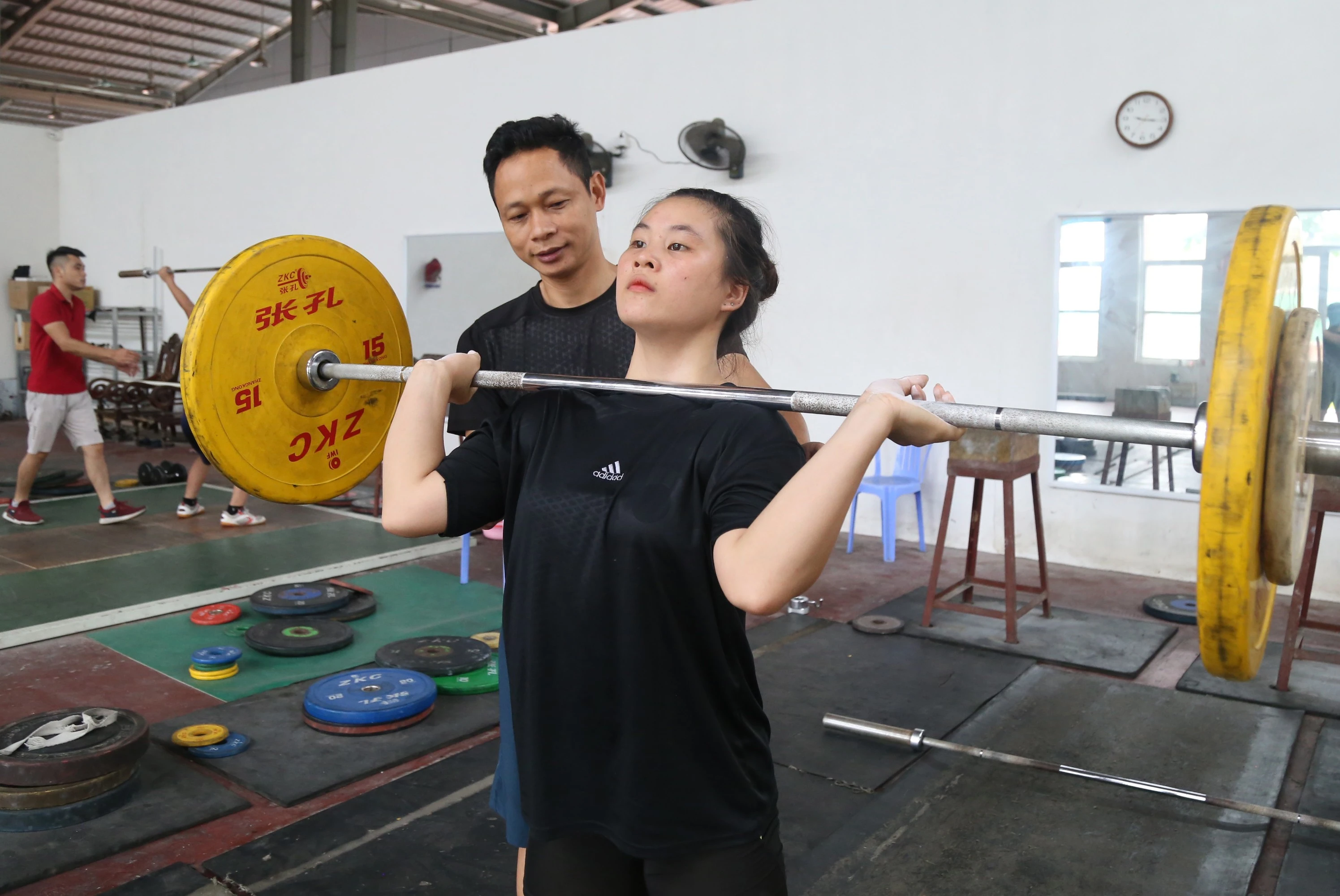 Cử tạ là một trong những môn thế mạnh của thể thao Lào Cai những năm gần đây.