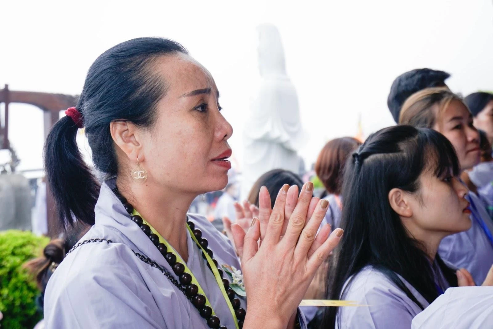 Mùa Vu Lan báo hiếu, phật tử tìm về đỉnh thiêng Fansipan bái Phật, cầu bình an tới đấng sinh thành ảnh 8
