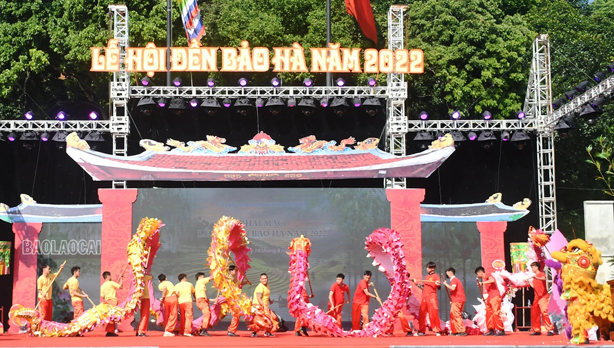 Khai mạc Lễ hội đền Bảo Hà năm 2022 ảnh 3