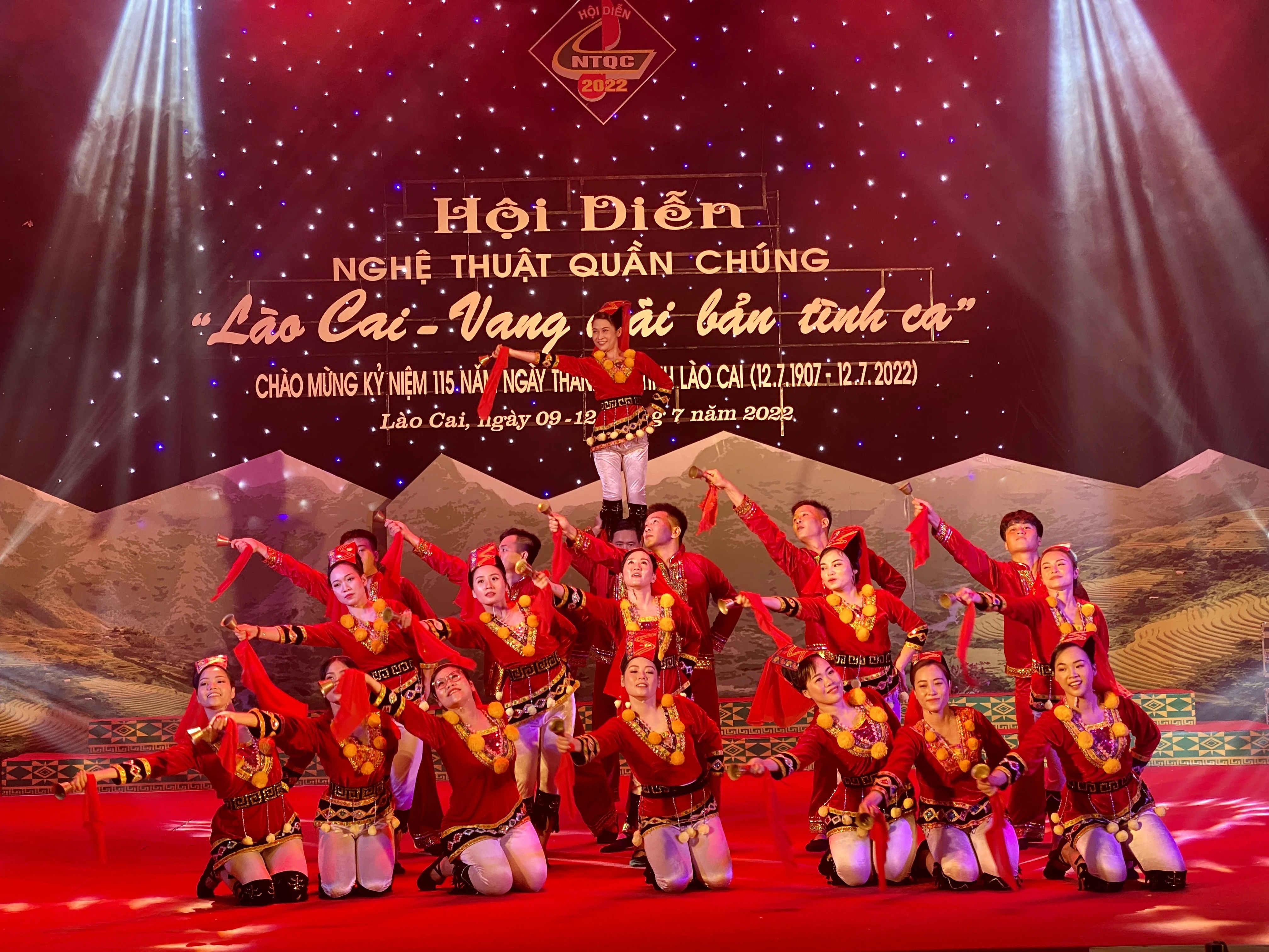 Khai mạc Hội diễn nghệ thuật quần chúng tỉnh Lào Cai năm 2022 ảnh 7