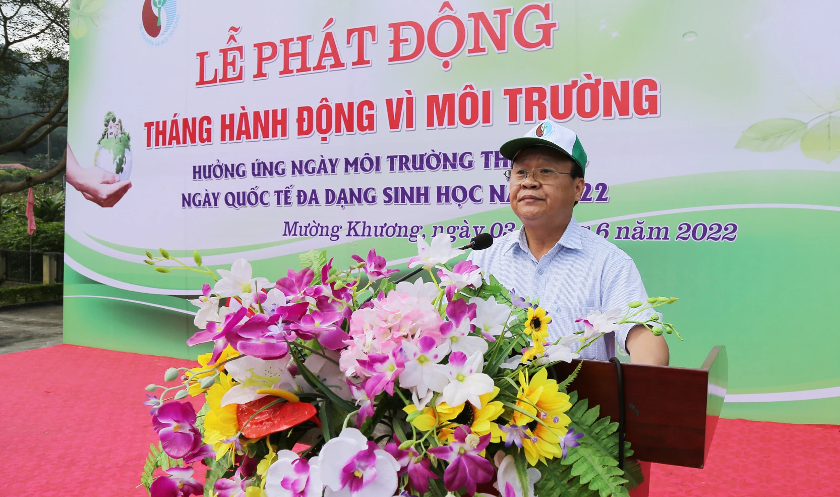 Phó Chủ tịch UBND tỉnh Nguyễn Trọng Hài phát biểu tại Lễ phát động.