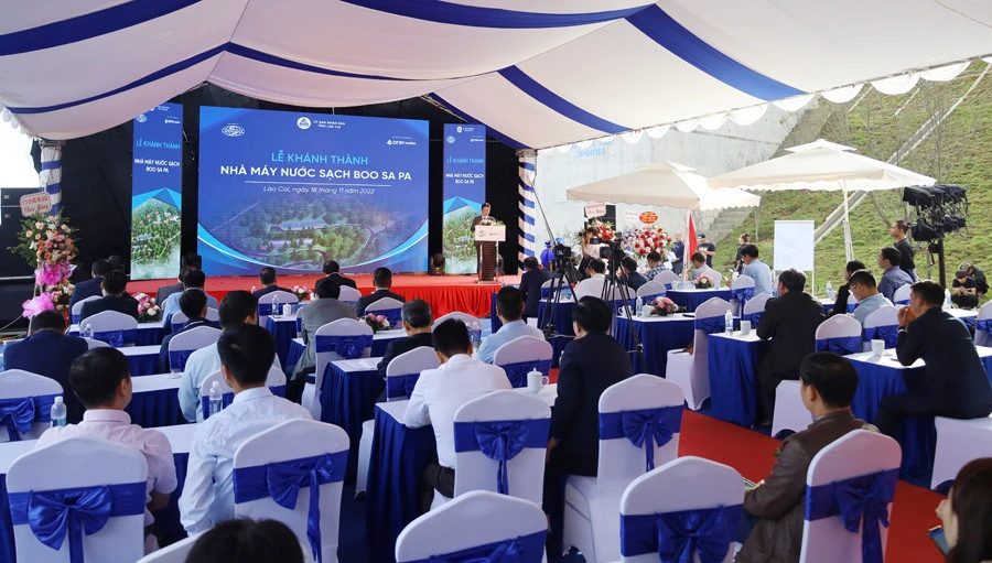 Khánh thành Nhà máy nước sạch BOO Sa Pa ảnh 1