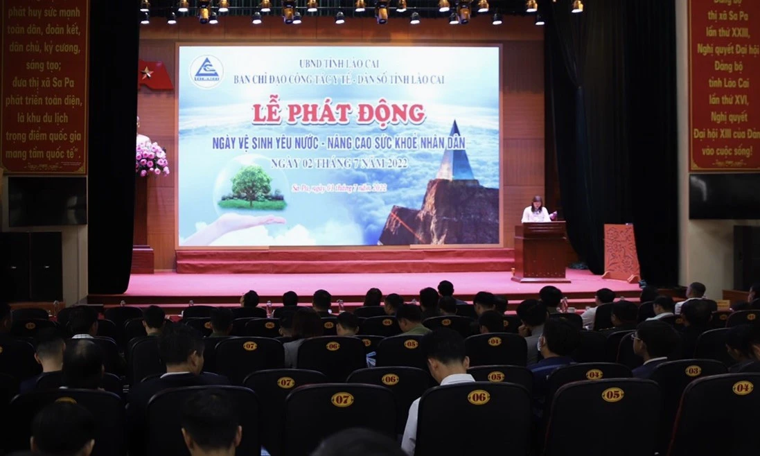 Lễ phát động hưởng ứng Ngày Vệ sinh yêu nước, nâng cao sức khỏe Nhân dân 2/7 ảnh 1