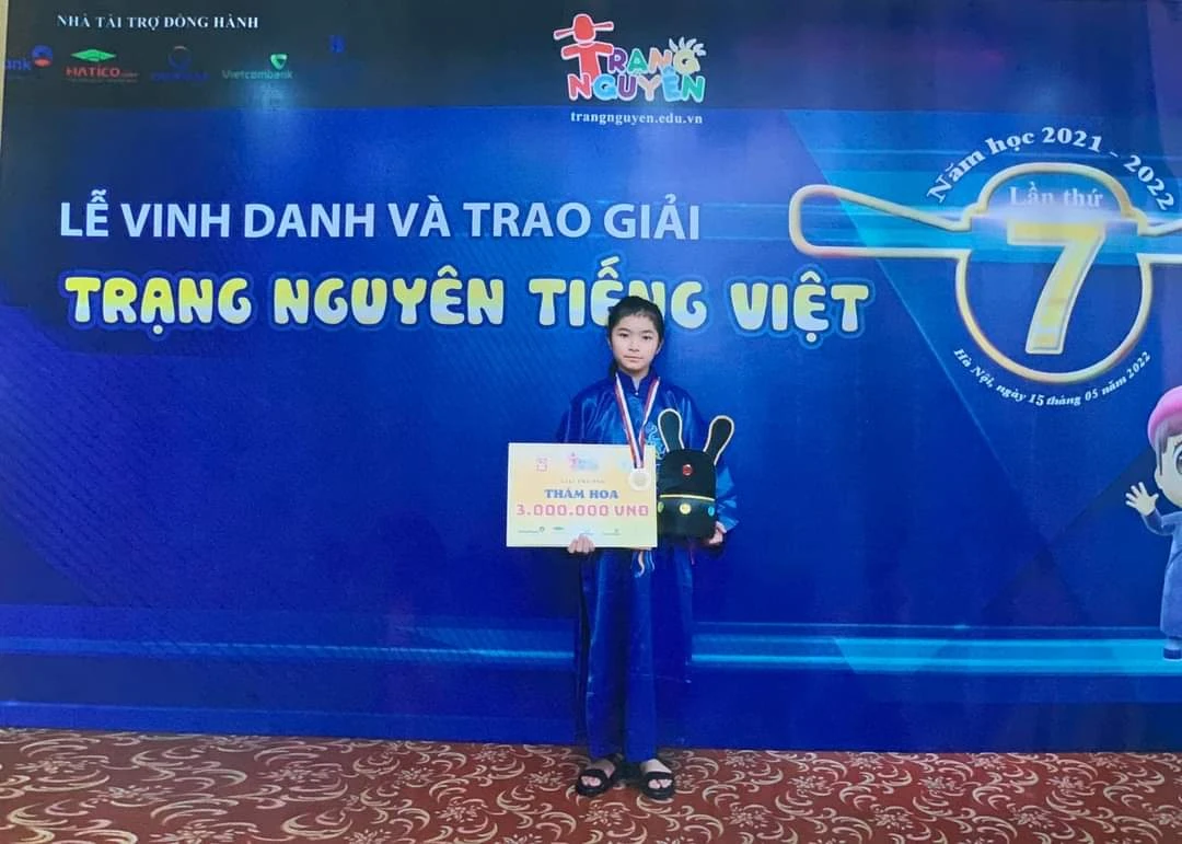  21 học sinh tiểu học được vinh danh tại sân chơi Trạng nguyên tiếng Việt cấp quốc gia ảnh 2
