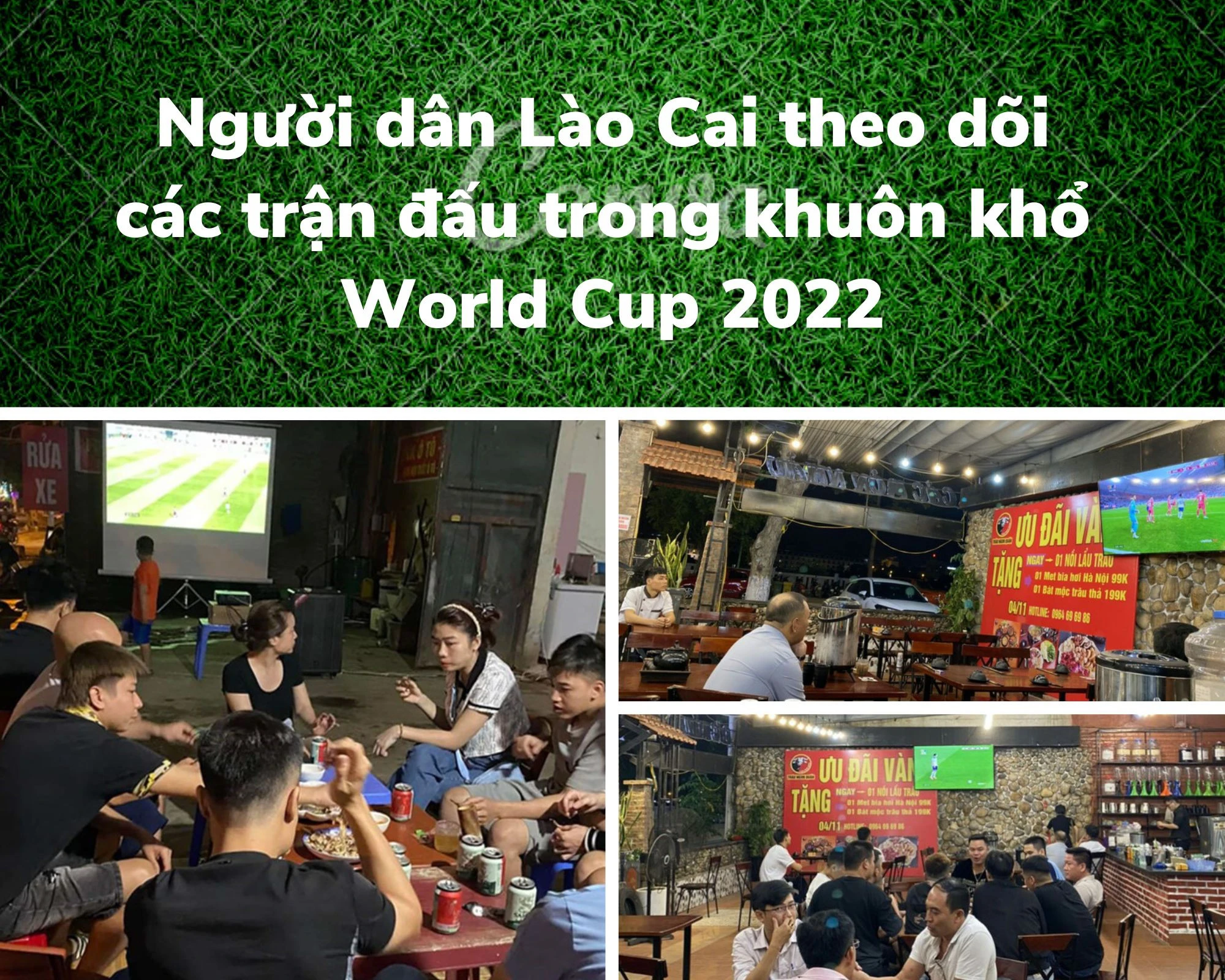 Người Lào Cai hòa mình vào World Cup 2022 ảnh 1
