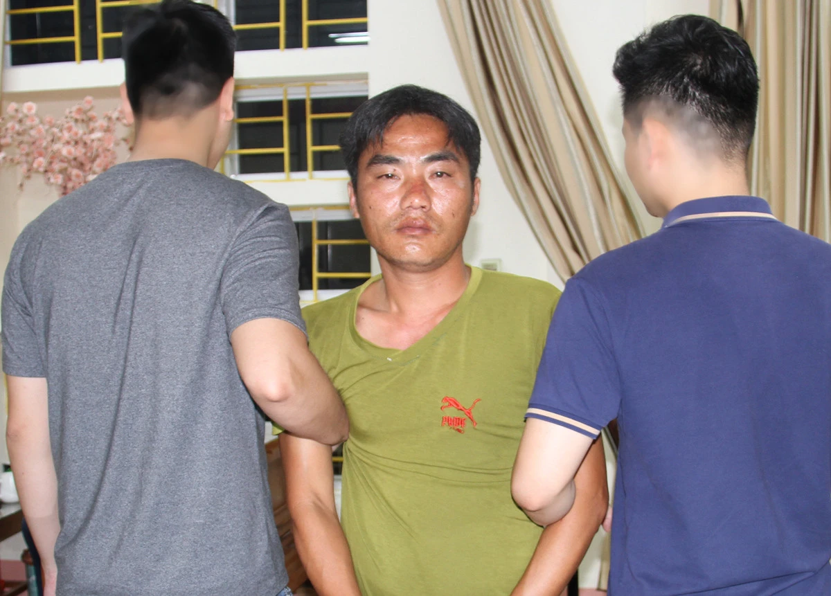 Đối tượng Sùng Seo Thái bị bắt giữ khi đang vận chuyển 600 viên ma túy tổng hợp.