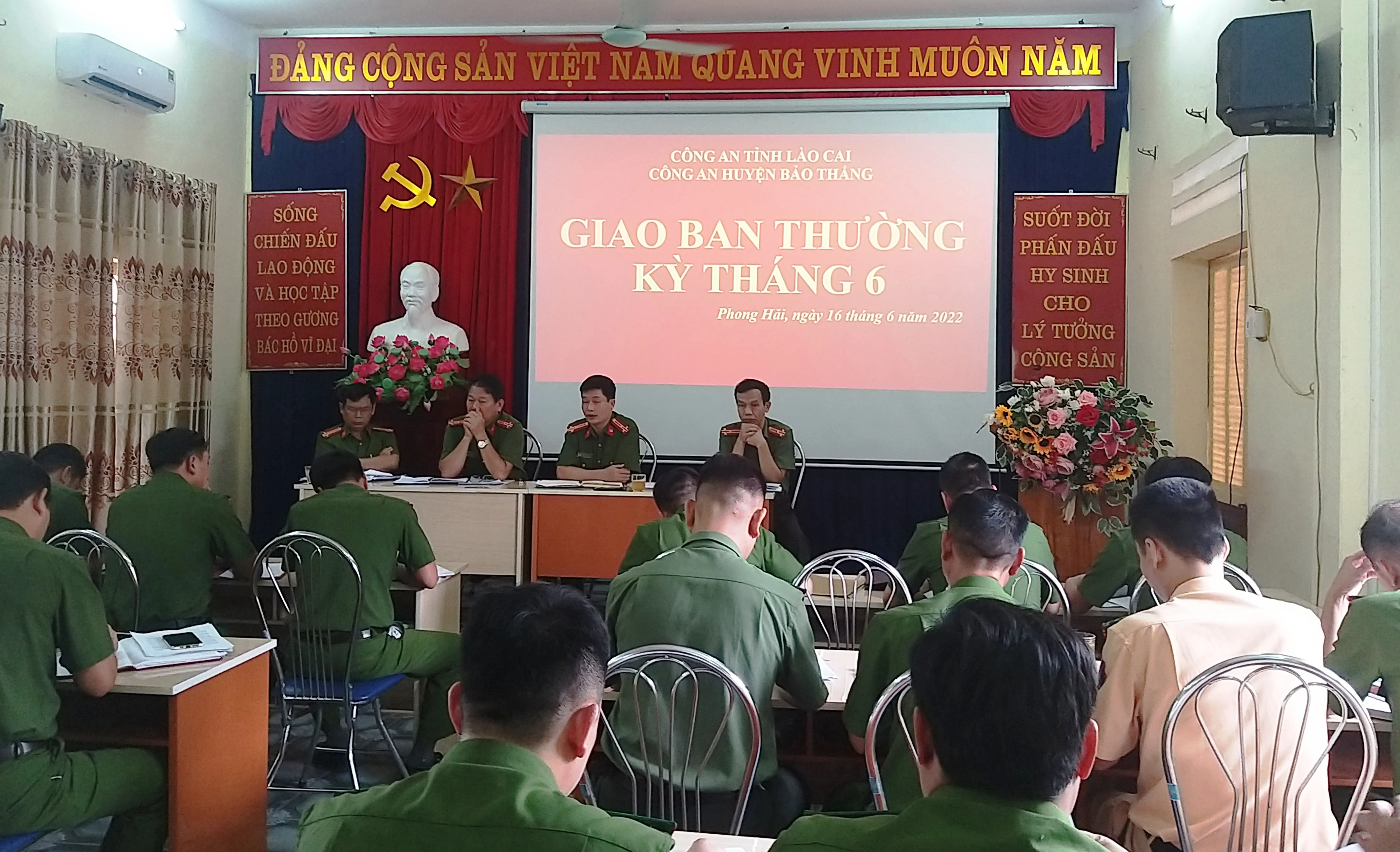 Công tác kiểm tra, giám sát đảng viên, chi bộ công an cấp xã trên địa bàn huyện Bảo Thắng ảnh 1