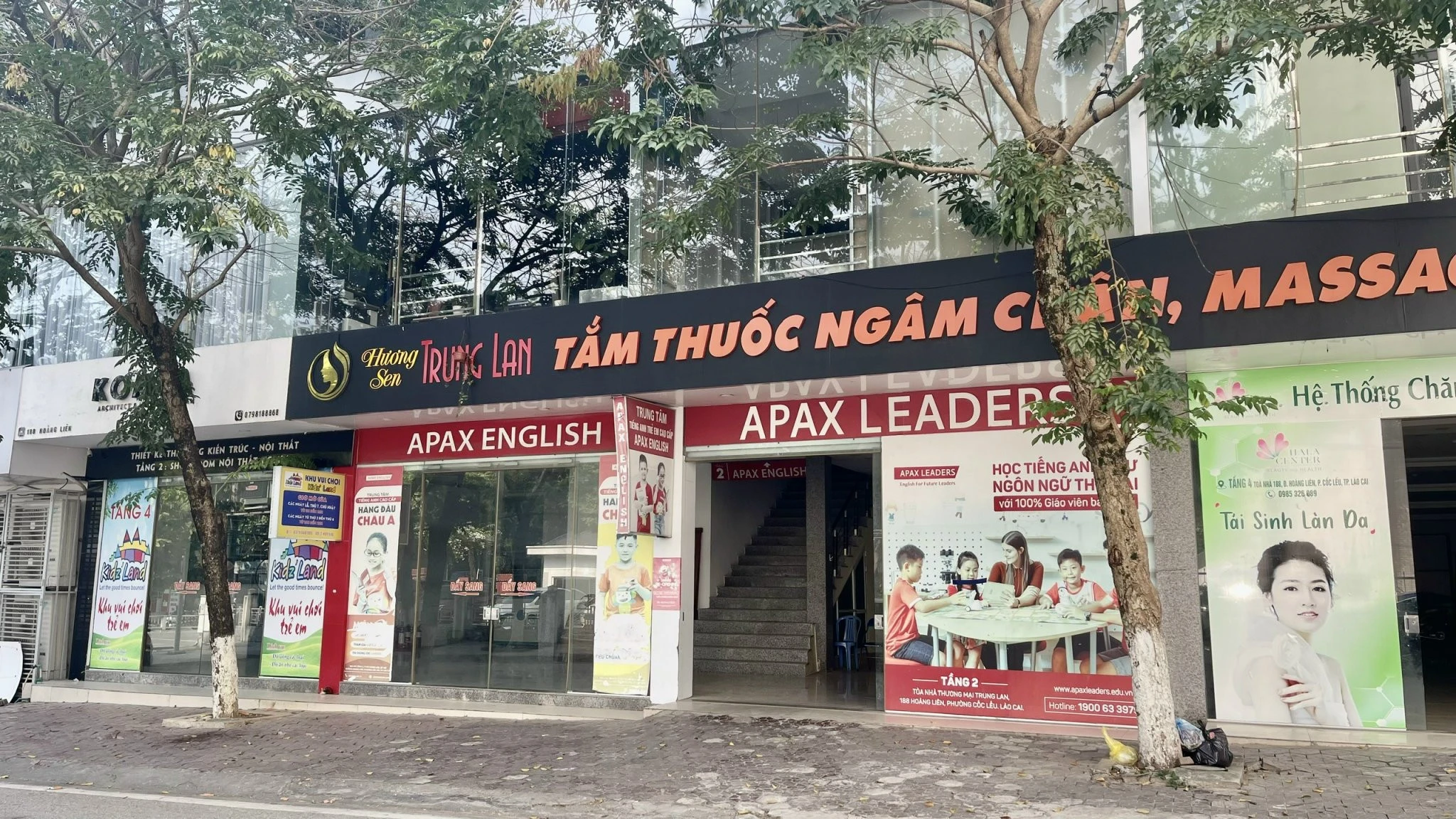 Trụ sở Trung tâm Apax English Lào Cai.
