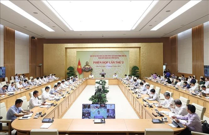 Chiều 17/9, Thủ tướng Chính phủ Phạm Minh Chính, Trưởng Ban Chỉ đạo Nhà nước các công trình, dự án quan trọng quốc gia, trọng điểm ngành Giao thông Vận tải (Ban Chỉ đạo) chủ trì họp Phiên thứ hai của Ban Chỉ đạo.