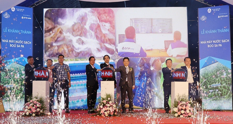 Khánh thành Nhà máy nước sạch BOO Sa Pa ảnh 5