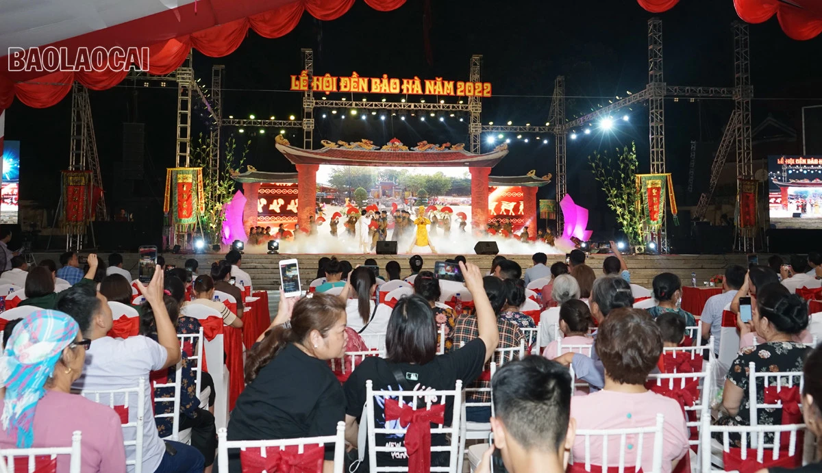 Hấp dẫn chương trình nghệ thuật đặc biệt tại Lễ hội đền Bảo Hà năm 2022 ảnh 1