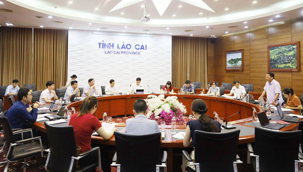Quang cảnh buổi họp báo.