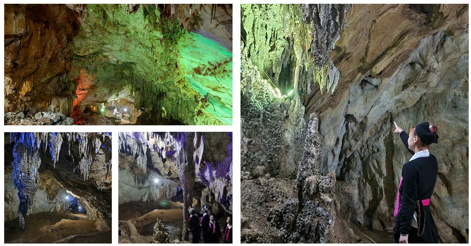 Những khối đá, nhũ đá tuyệt đẹp.