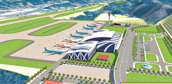 Phối cảnh dự kiến của sân bay Sa Pa.