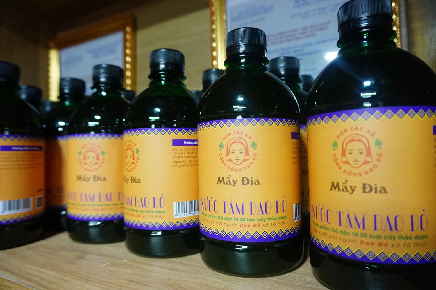 Một số sản phẩm dược liệu được du khách ưa thích.