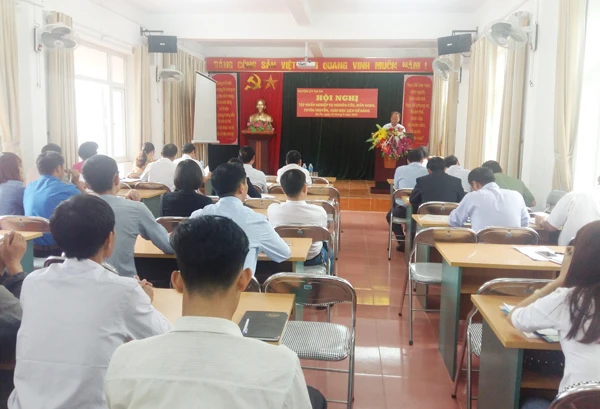 Các học viên tham gia tập huấn.