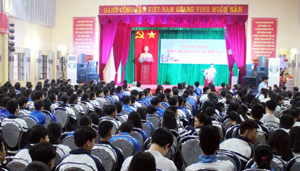 Quang cảnh buổi lễ.
