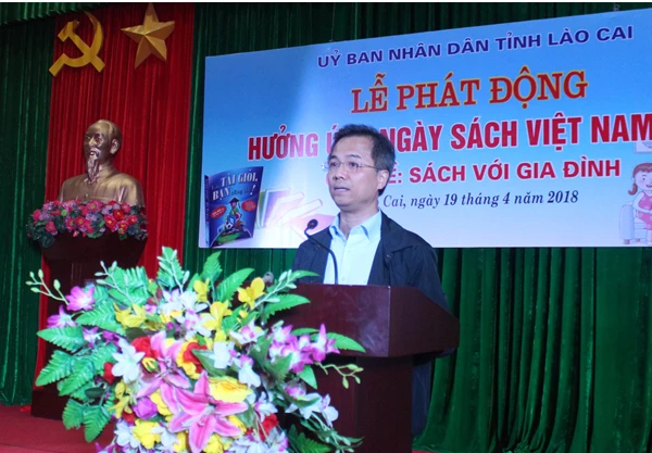 Đồng chí Đặng Xuân Thanh, Phó Chủ tịch UBND tỉnh phát biểu tại Lễ phát động.