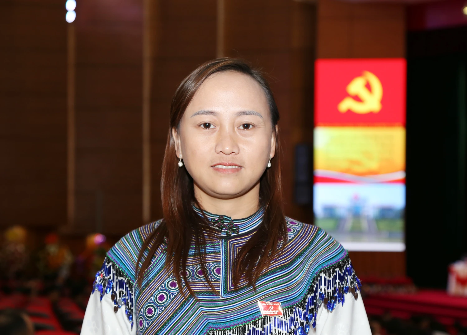 Đại biểu Thào Thị Sáo, Chủ tịch Hội Phụ nữ xã Thào Chư Phìn, huyện Si Ma Cai.