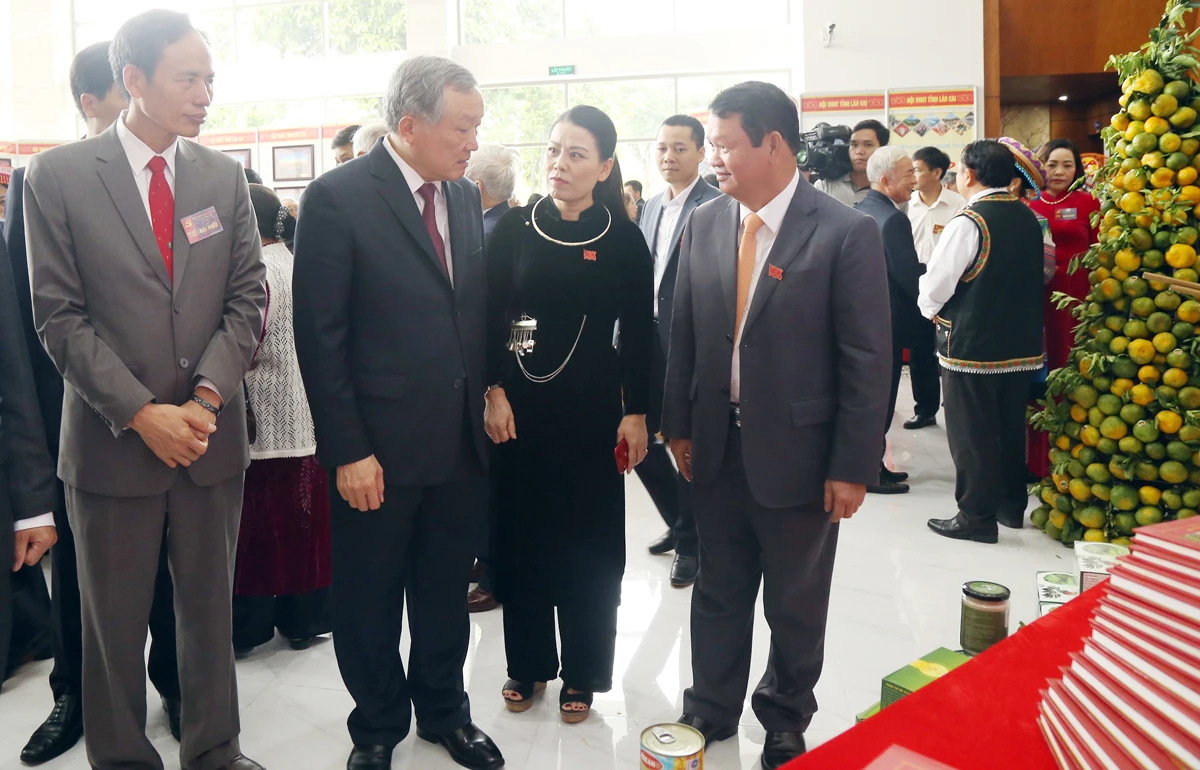 Tham quan triển lãm thành tựu phát triển kinh tế - xã hội tỉnh Lào Cai ảnh 14