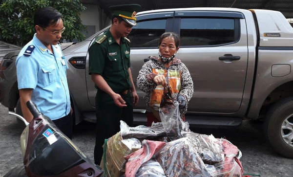 Hải quan Lào Cai phát hiện và xử lý nhiều vụ buôn lậu.