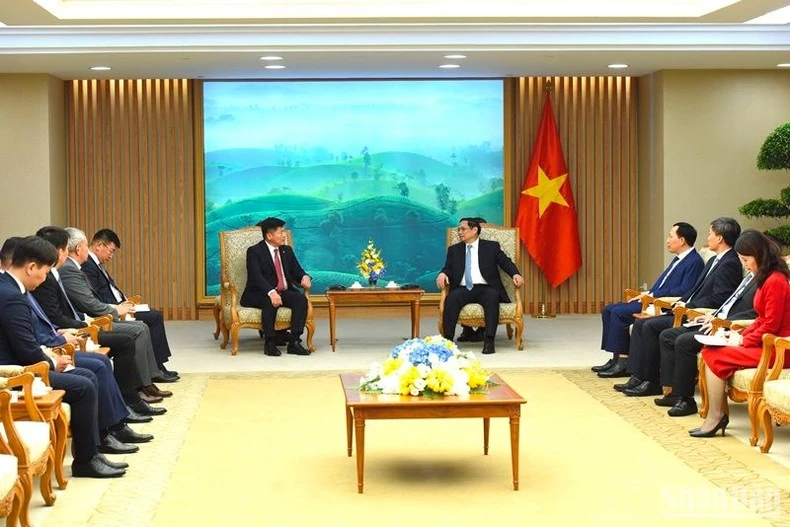 Quang cảnh buổi tiếp.