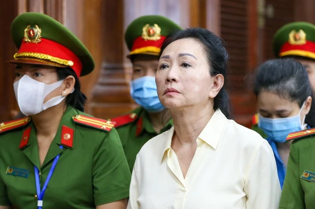 Bị cáo Trương Mỹ Lan tại tòa sáng 21/3.