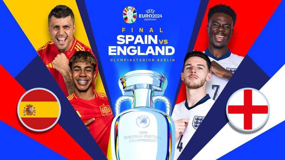 Trận đấu giữa Tây Ban Nha và Anh tại chung kết EURO 2024 diễn ra vào lúc 2h ngày 15/7 (giờ Việt Nam).