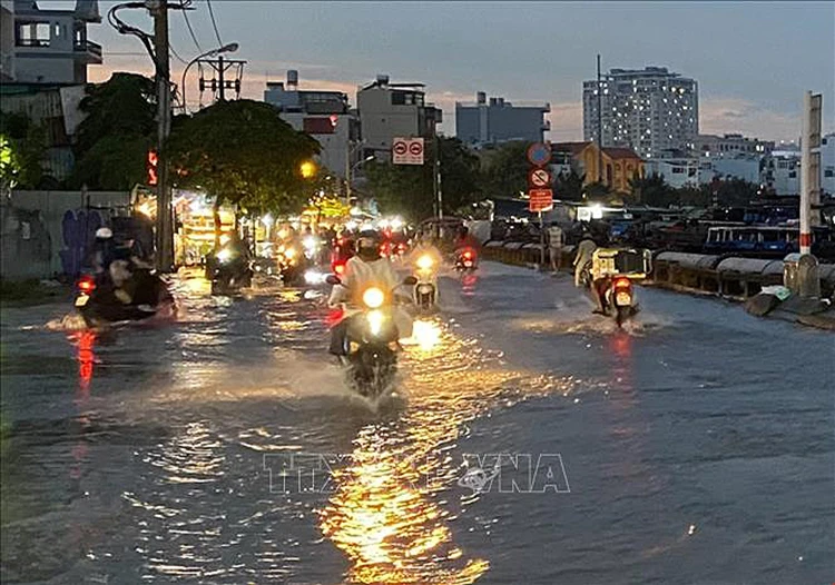 Nam Bộ có mưa rào và dông vào chiều tối.. Ảnh: TTXVN