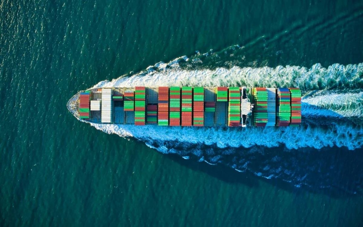Tàu chở container hàng hóa. Ảnh minh họa: Tradefinanceglobal.