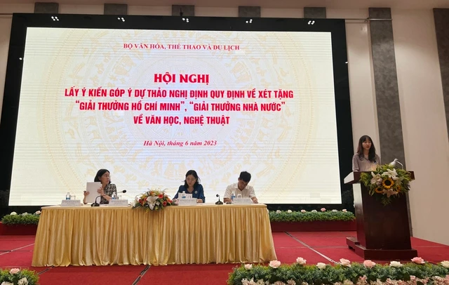 Bộ VHTTDL tổ chức Hội nghị Lấy ý kiến góp ý dự thảo Nghị định quy định xét tặng Giải thưởng Hồ Chí Minh, Giải thưởng Nhà nước về VHNT.