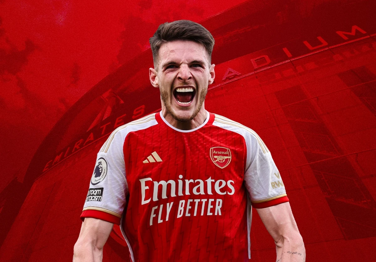Arsenal biến Declan Rice thành cầu thủ người Anh đắt giá nhất lịch sử.