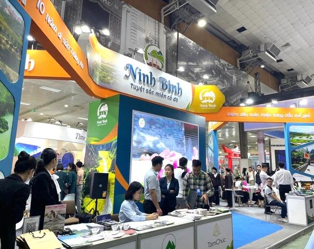 Hơn 450 gian hàng của hơn 700 doanh nghiệp tham gia VITM Hà Nội 2024. Ảnh: VGP