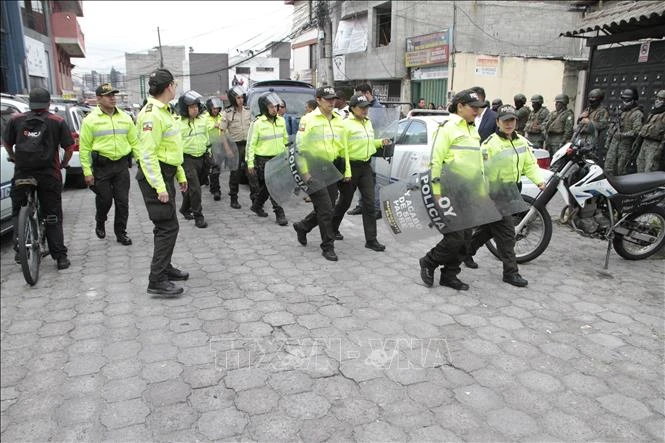 Cảnh sát Ecuador. Ảnh minh họa: THX/TTXVN
