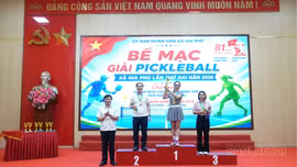29 đôi vận động viên tranh tài tại Giải pickleball xã Gia Phú
