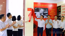 Phường Lào Cai: 90/111 chi bộ, đảng bộ xây dựng mô hình “Không gian văn hóa Hồ Chí Minh”