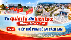 Kỳ 3: Phép thử phải để lại cách làm