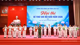 Đảng ủy Công an tỉnh Lào Cai tổ chức Hội thi Bí thư chi bộ giỏi năm 2026