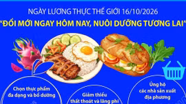 Ngày Lương thực Thế giới 16/10/2026: "Đổi mới ngay hôm nay. Nuôi dưỡng tương lai"