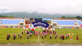 Tổng duyệt Lễ khai mạc Giải bóng đá nữ các dân tộc thiểu số Việt Nam - VTV Cup lần thứ I