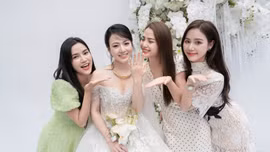 Đám cưới nữ diễn viên quê Lào Cai gây sốt với sự góp mặt của loạt sao VTV nổi tiếng