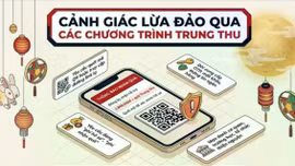 Cạm bẫy lừa đảo núp bóng quà Trung thu, hỗ trợ trẻ em