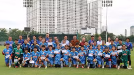 Chủ tịch LĐBĐVN Trần Quốc Tuấn gặp gỡ, động viên ĐT nữ quốc gia trước ASIAD 2026