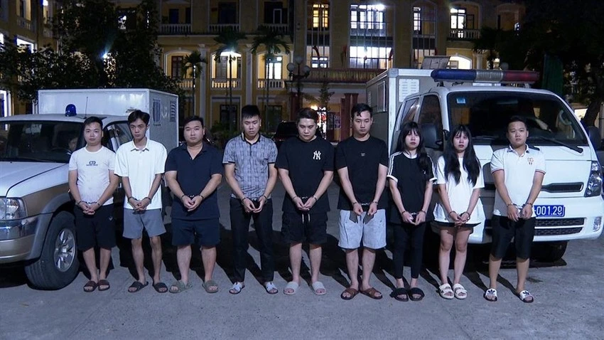 Các bị can liên quan trong vụ án.
