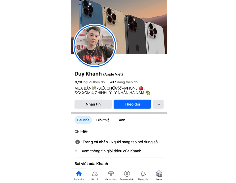 Ảnh 4. Đối tượng dùng facebook ảo để lừa đảo chiếm đoạt tài sản (1).jpg