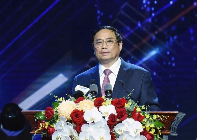 Thủ tướng Phạm Minh Chính phát biểu tại chương trình.