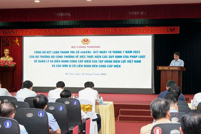 Công bố Kết luận thanh tra.