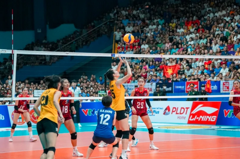 Tuyển bóng chuyền nữ Việt Nam kết thúc chặng 1 giải SEA V.league với tấm HCB.