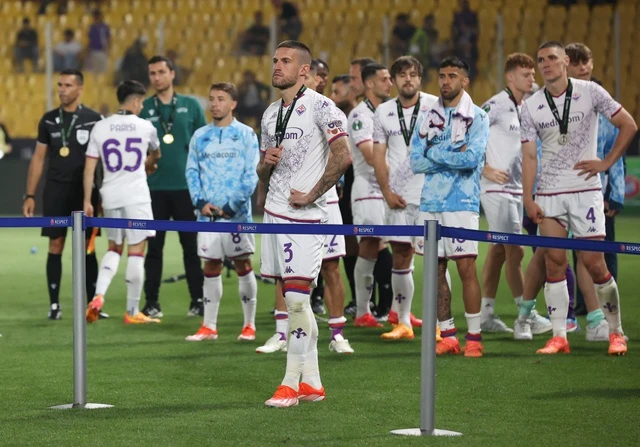 Fiorentina hai năm liên tiếp thất bại ở chung kết Europa Conference League.