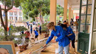 Thành lập đội hình thanh niên xung kích tình nguyện hơn 700 người hỗ trợ khắc phục hậu quả thiên tai